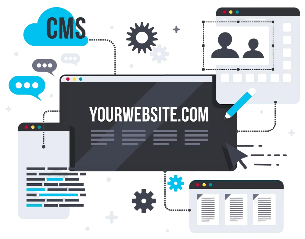 cms-concept-flat-design-illustration