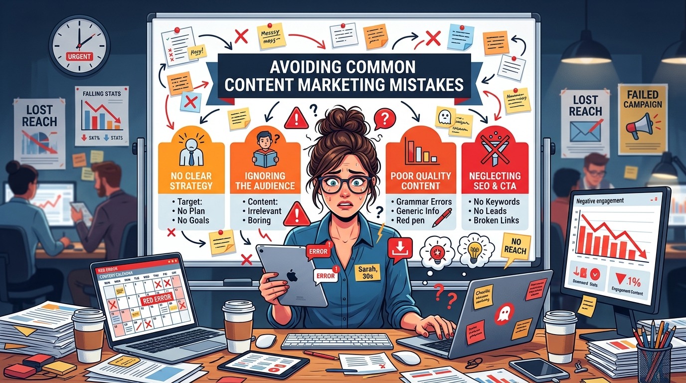 Content marketing mistakes